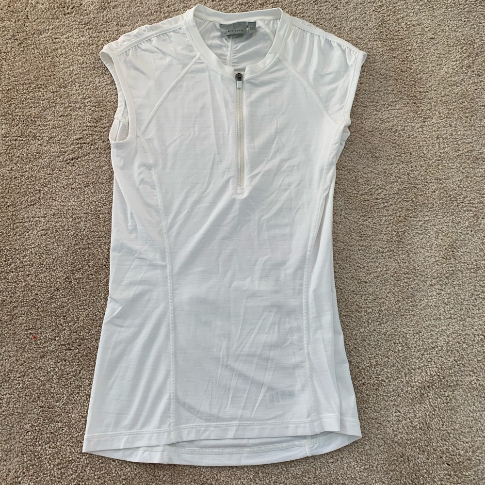 Athleta white tank